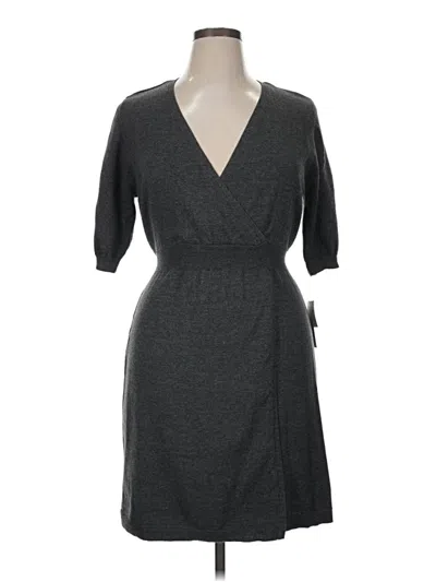 Liz Claiborne Casual Dress In Blue