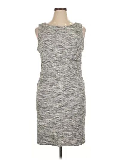 Pre-owned Liz Claiborne Casual Dress In Gray
