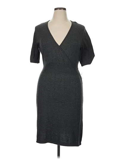 Liz Claiborne Casual Dress In Gray