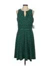 Liz Claiborne Casual Dress In Green