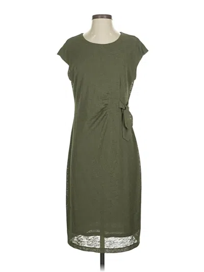 Pre-owned Liz Claiborne Casual Dress In Green