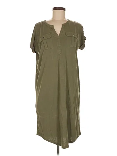 Pre-owned Liz Claiborne Casual Dress In Green