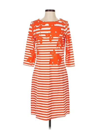 Pre-owned Liz Claiborne Casual Dress In Orange