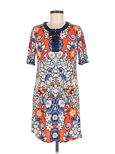 Pre-owned Liz Claiborne Casual Dress In Orange