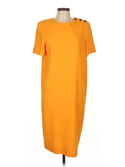 Pre-owned Liz Claiborne Casual Dress In Orange