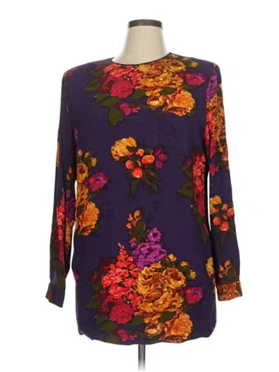 Pre-owned Liz Claiborne Casual Dress In Purple