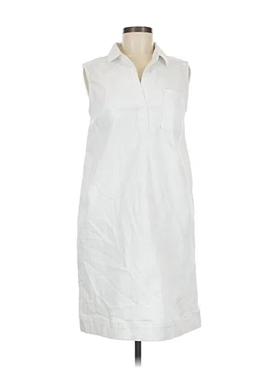 Pre-owned Liz Claiborne Casual Dress In White