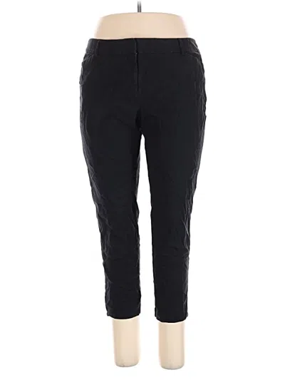 Pre-owned Liz Claiborne Casual Pants In Black