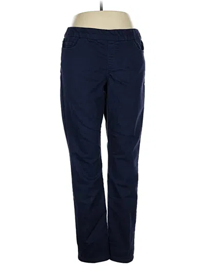 Pre-owned Liz Claiborne Casual Pants In Blue