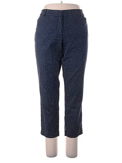 Pre-owned Liz Claiborne Casual Pants In Blue