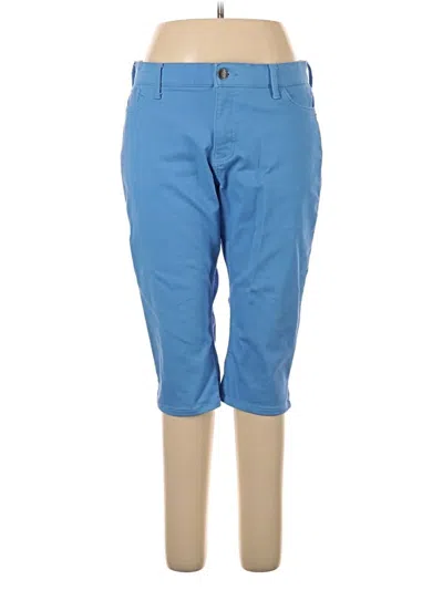 Pre-owned Liz Claiborne Casual Pants In Blue