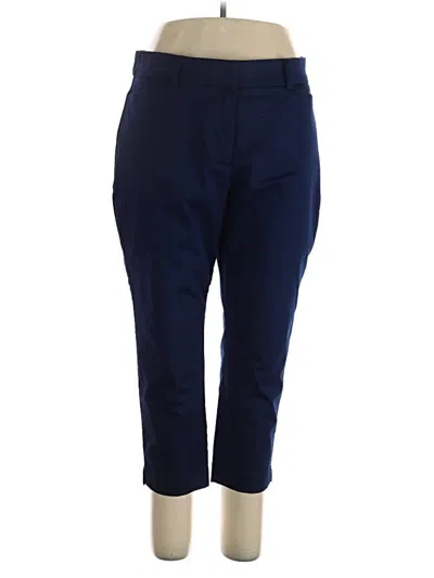 Pre-owned Liz Claiborne Casual Pants In Blue