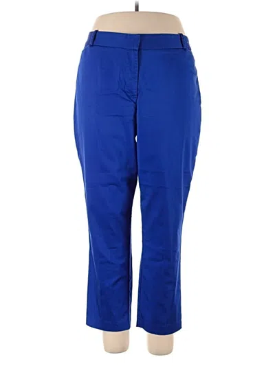Pre-owned Liz Claiborne Casual Pants In Blue