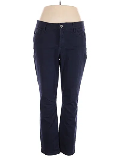 Pre-owned Liz Claiborne Casual Pants In Blue
