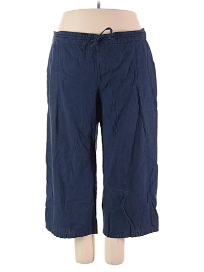 Pre-owned Liz Claiborne Casual Pants In Blue