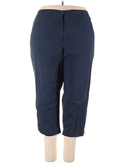 Pre-owned Liz Claiborne Casual Pants In Blue
