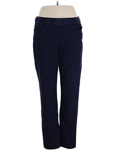 Pre-owned Liz Claiborne Casual Pants In Blue