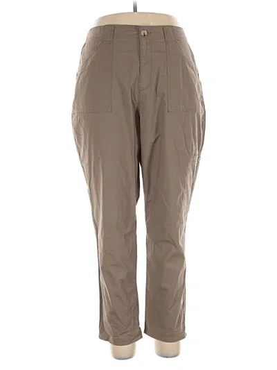 Pre-owned Liz Claiborne Casual Pants In Brown