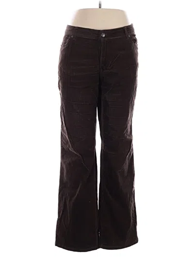 Pre-owned Liz Claiborne Casual Pants In Brown