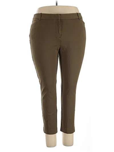 Pre-owned Liz Claiborne Casual Pants In Brown
