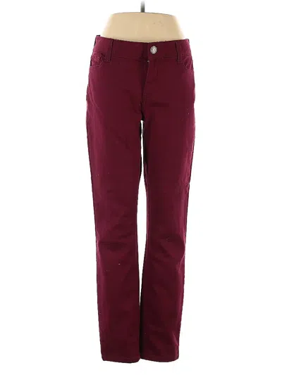 Pre-owned Liz Claiborne Casual Pants In Burgundy