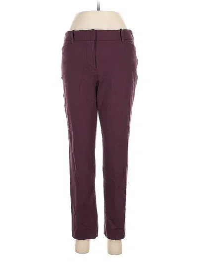 Pre-owned Liz Claiborne Casual Pants In Burgundy