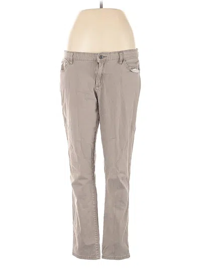 Pre-owned Liz Claiborne Casual Pants In Gray