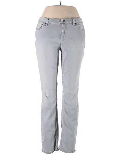 Pre-owned Liz Claiborne Casual Pants In Gray
