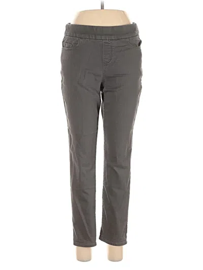 Pre-owned Liz Claiborne Casual Pants In Gray