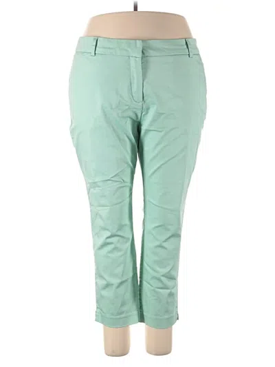 Pre-owned Liz Claiborne Casual Pants In Green