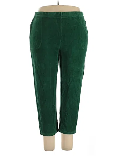 Pre-owned Liz Claiborne Casual Pants In Green