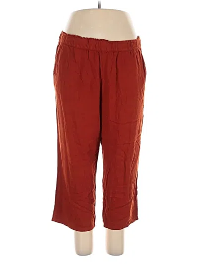 Pre-owned Liz Claiborne Casual Pants In Red