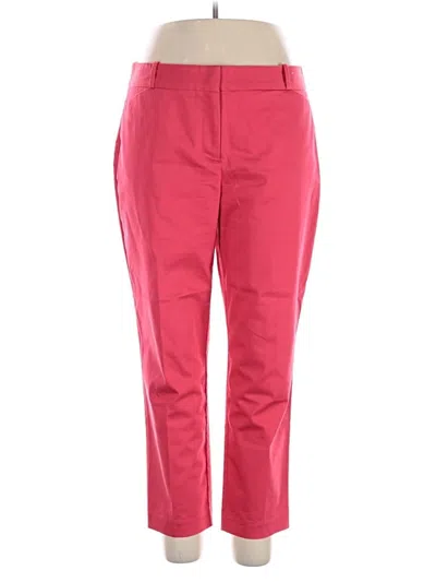 Pre-owned Liz Claiborne Casual Pants In Red