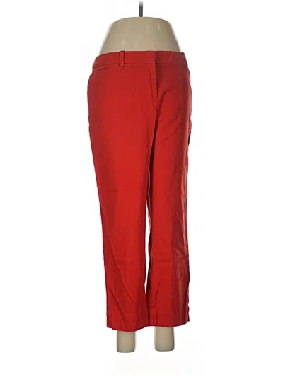 Pre-owned Liz Claiborne Casual Pants In Red