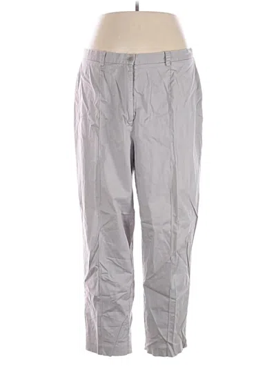 Pre-owned Liz Claiborne Casual Pants In Silver