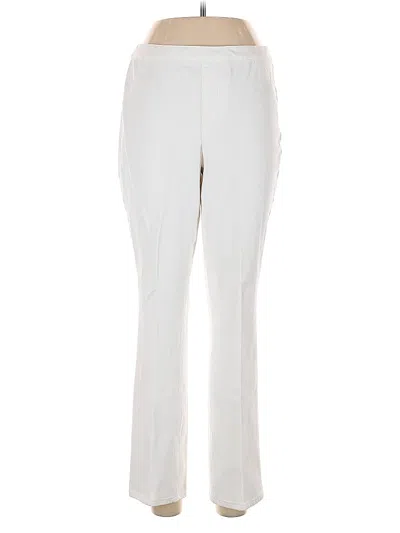 Pre-owned Liz Claiborne Casual Pants In White