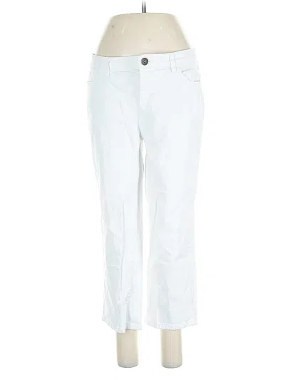 Pre-owned Liz Claiborne Casual Pants In White