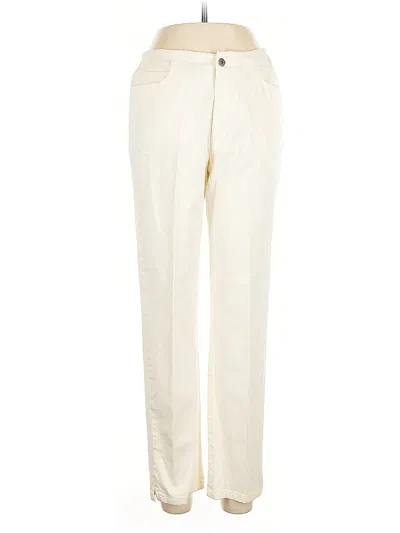 Pre-owned Liz Claiborne Casual Pants In White