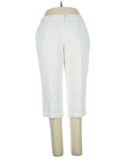 Pre-owned Liz Claiborne Casual Pants In White