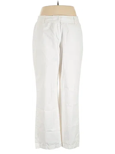 Pre-owned Liz Claiborne Casual Pants In White