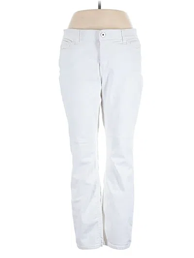 Pre-owned Liz Claiborne Casual Pants In White