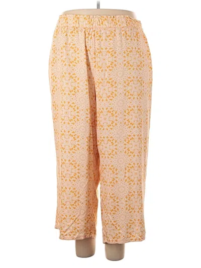 Pre-owned Liz Claiborne Casual Pants In Yellow