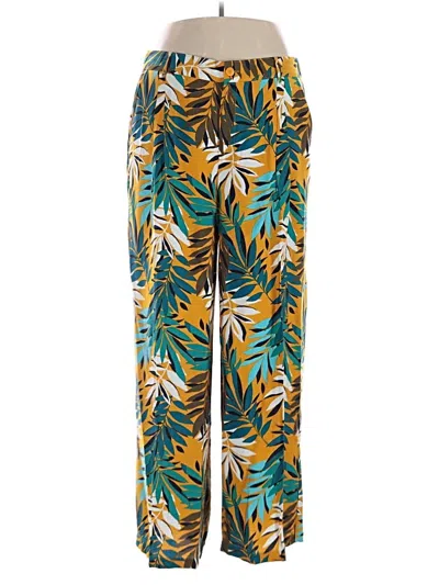 Pre-owned Liz Claiborne Casual Pants In Yellow