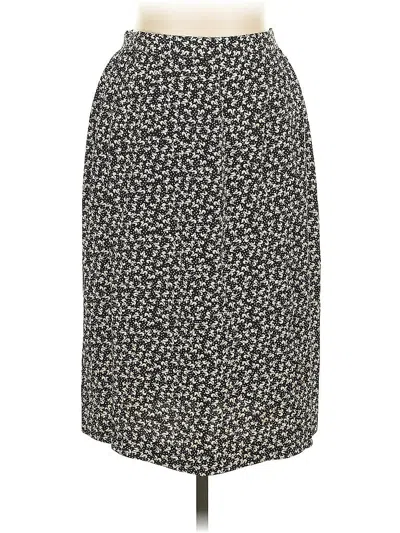 Pre-owned Liz Claiborne Casual Skirt In Black