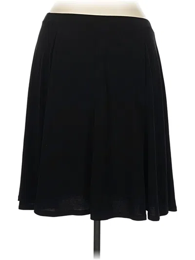 Pre-owned Liz Claiborne Casual Skirt In Black