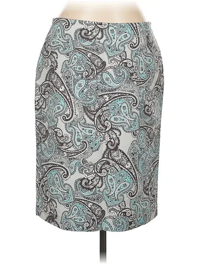 Pre-owned Liz Claiborne Casual Skirt In Blue