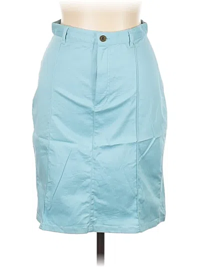Pre-owned Liz Claiborne Casual Skirt In Blue