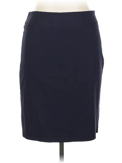 Pre-owned Liz Claiborne Casual Skirt In Blue
