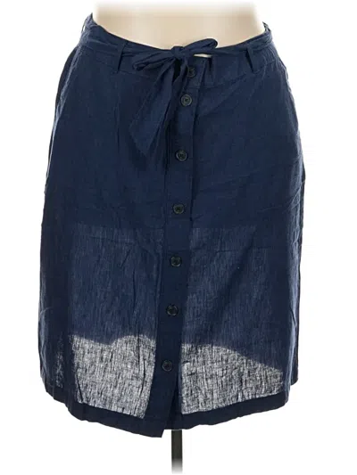 Pre-owned Liz Claiborne Casual Skirt In Blue