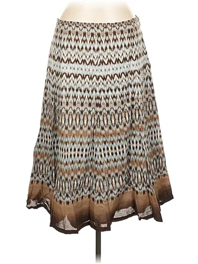 Pre-owned Liz Claiborne Casual Skirt In Brown